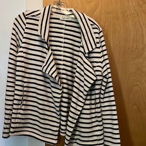 Black and Cream Colored Taylor Grace Jacket Size L